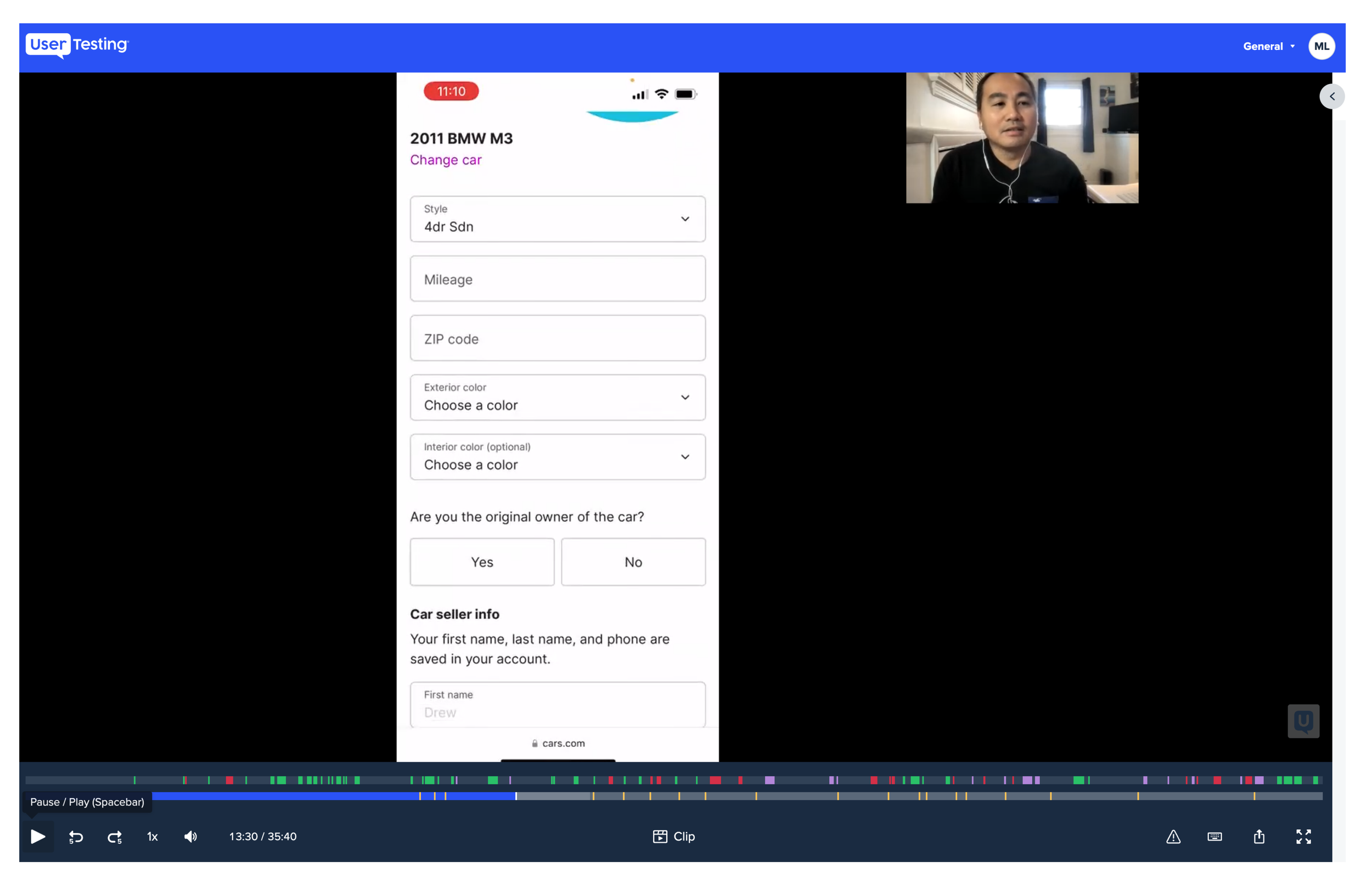 Ongoing user interviews