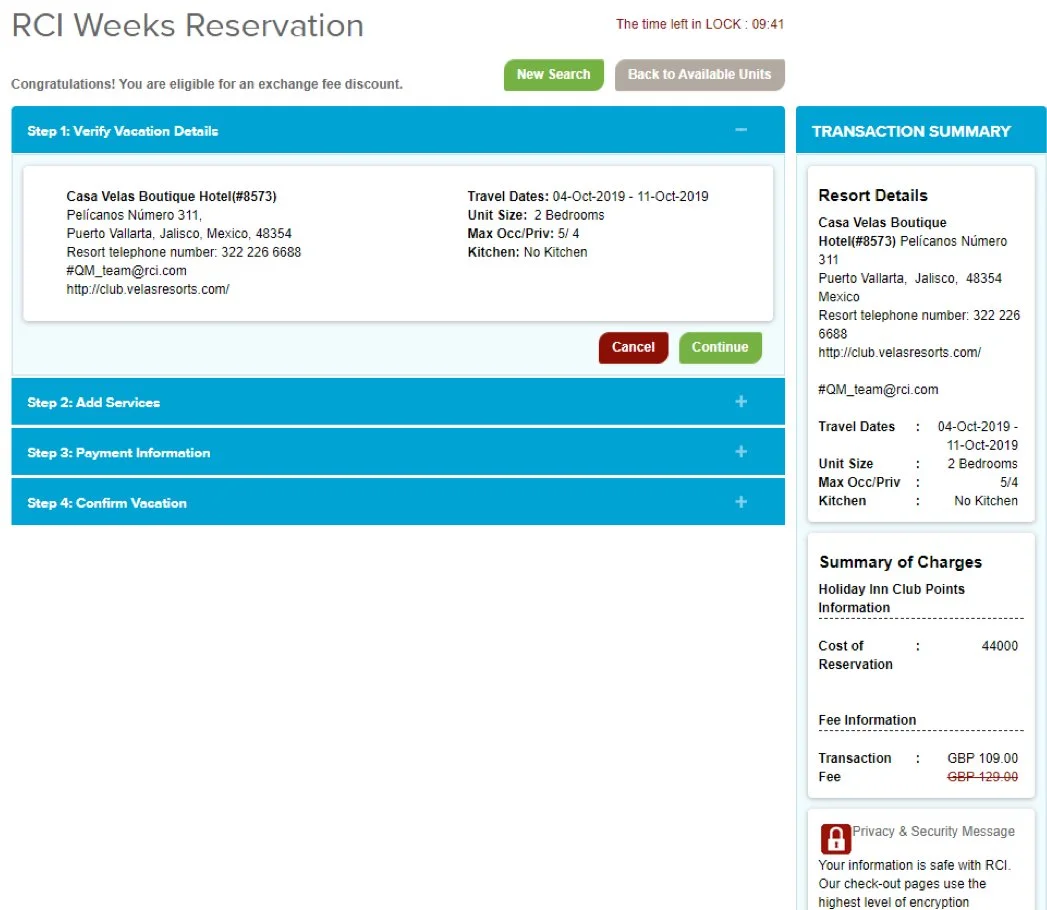 Before redesign - screen 1