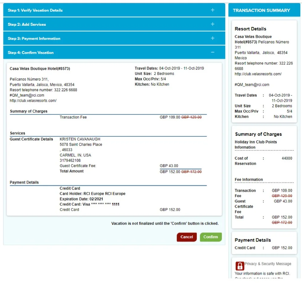 Before redesign - screen 4